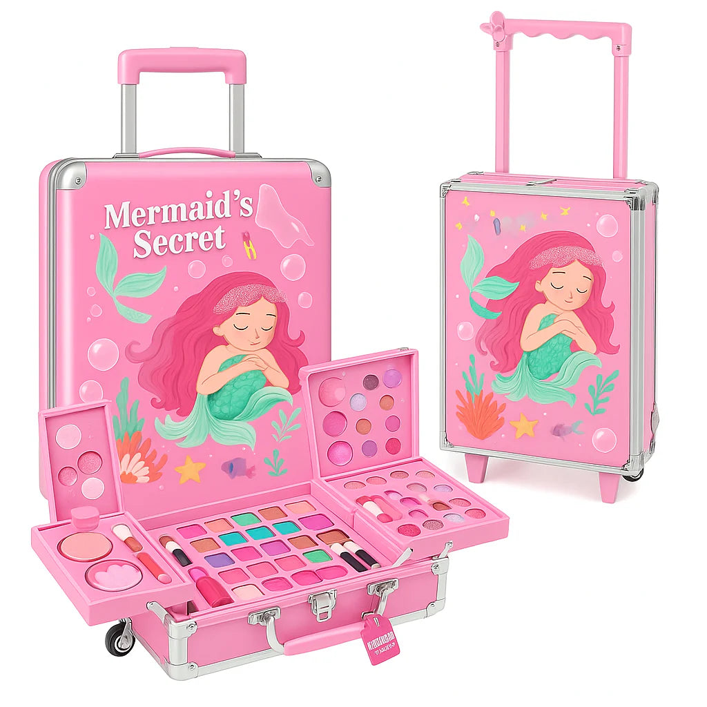 Magical Girl Makeup Trolley Collection | Fantasy Friends Makeup Trolley Set – Unicorn, Mermaid & Kuromi Editions