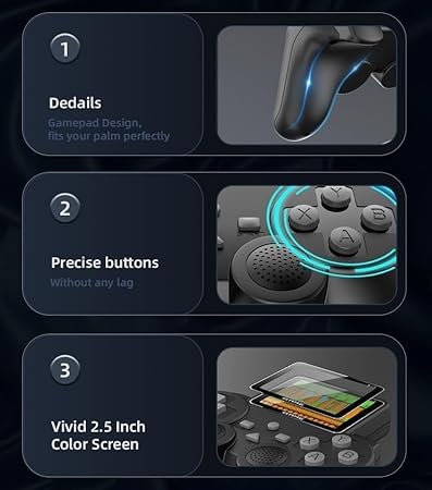 Video Games for Kids 500 in 1 Controller Gamepad Video Game, Retro Gaming Console, Gameboy Age 7, Digital Game Player, Pocket Gamer, Handheld Gaming Console