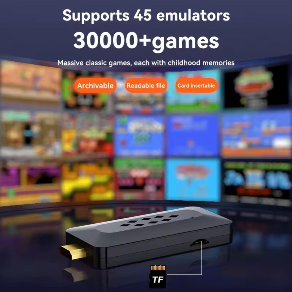 Games M33 3D gaming stick video game console 4k high-definition TV output built-in 60000+games (64 gb)