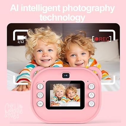 Instant Print Camera for Kids, Full HD 1080P