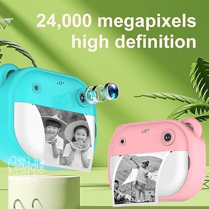 Instant Print Camera for Kids, Full HD 1080P