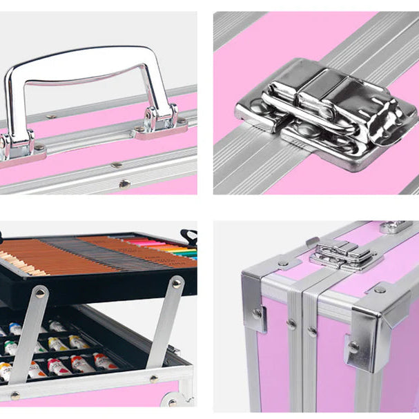 145pcs Art Painting Trunk for Kids & Adults
