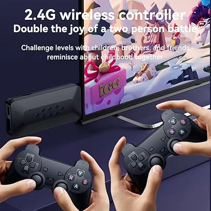Games M33 3D gaming stick video game console 4k high-definition TV output built-in 60000+games (64 gb)