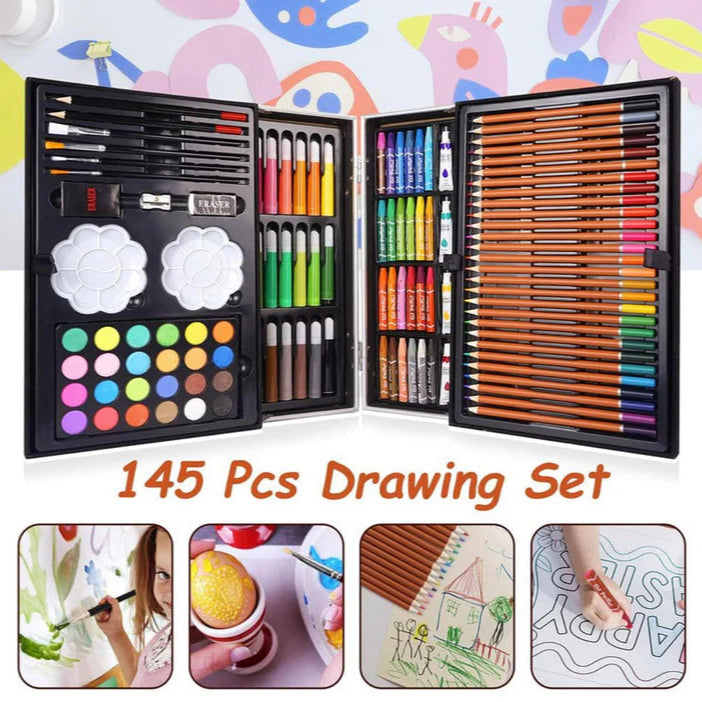 145pcs Art Painting Trunk for Kids & Adults