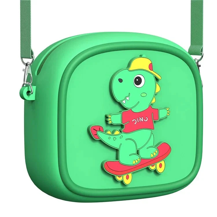 Multicolor Silicone Sling Bag – Stylish & Kid-Friendly! 🎒✨
