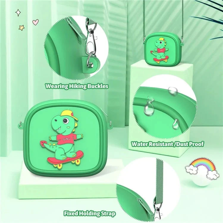 Multicolor Silicone Sling Bag – Stylish & Kid-Friendly! 🎒✨