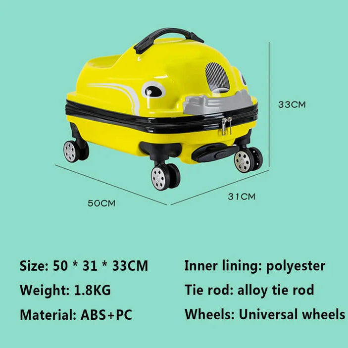 Ride On - Children's Trolley with Playful Car Designs