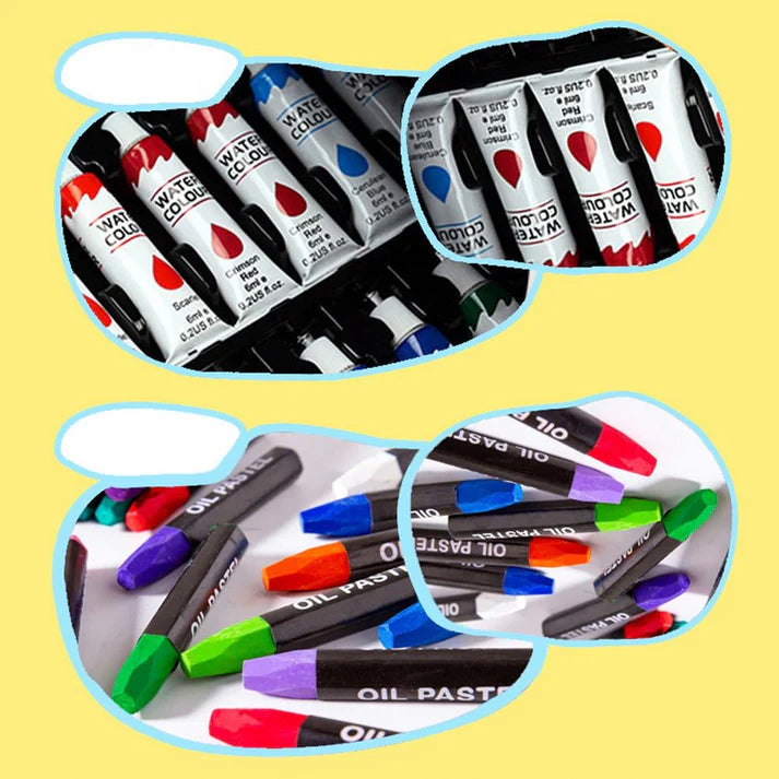 145pcs Art Painting Trunk for Kids & Adults
