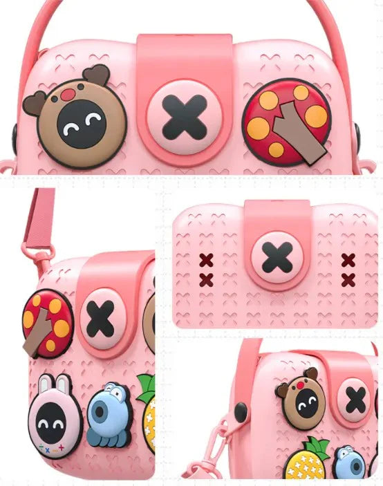 DIY Cartoon Charm Bags for Kids