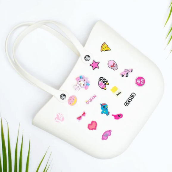 Crocs - big beach bag with jibbitz
