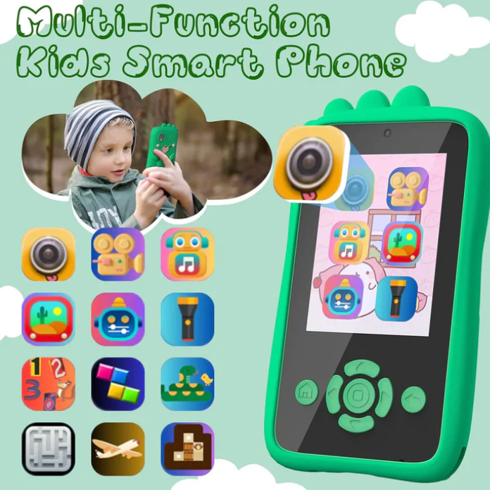 Kids smartphone camera toy phone with games and more!