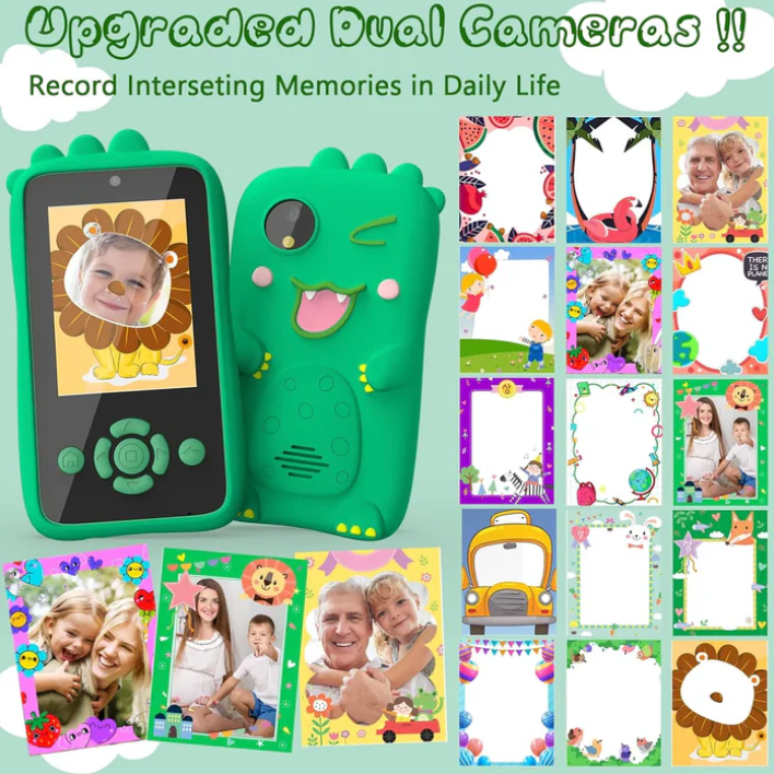 Kids smartphone camera toy phone with games and more!