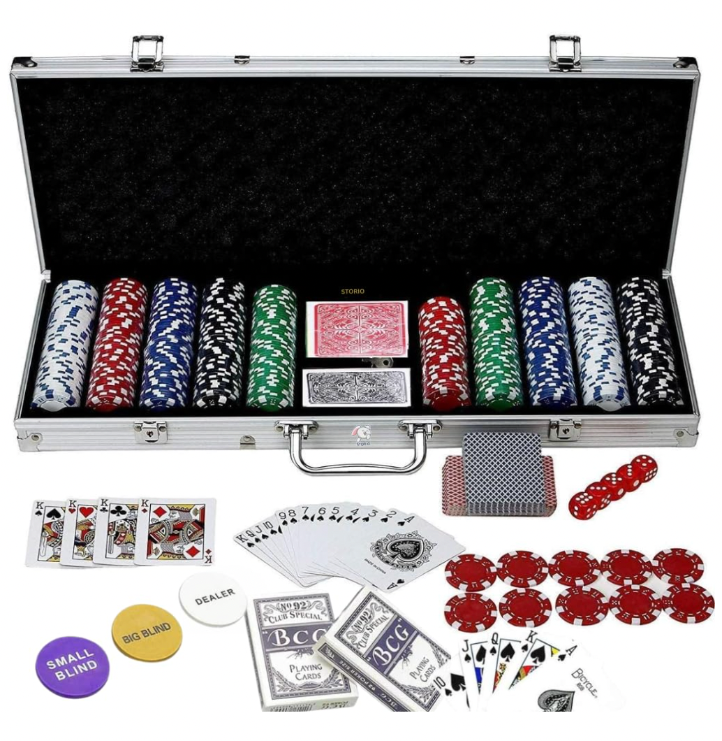 🎲 Premium Casino Poker Set in Briefcase | Perfect for Diwali Parties | Lowest Price