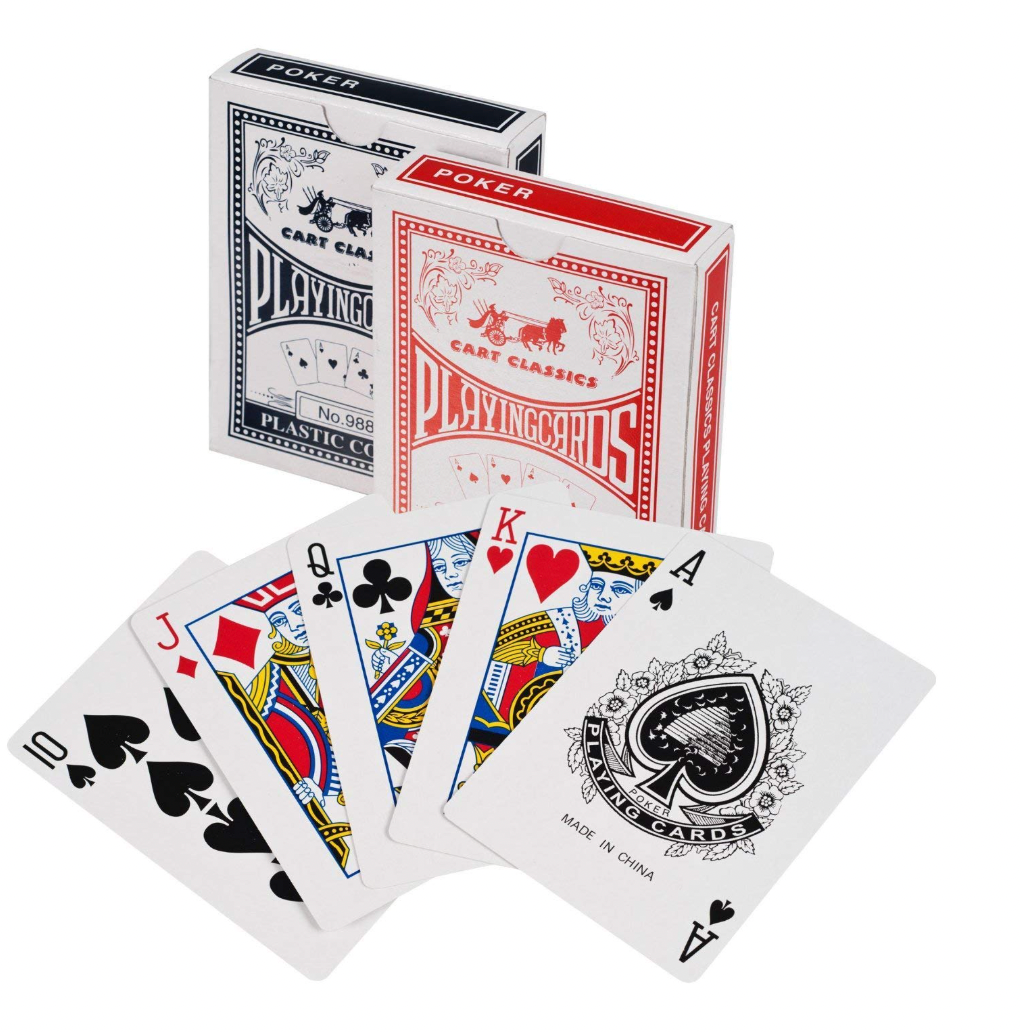 500 Chips/Pcs Poker Chips Set with Aluminum Finish Case, 2 Decks of Cards, 5 Dice, 1 Dealer Button