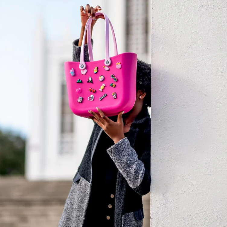 Crocs - big beach bag with jibbitz