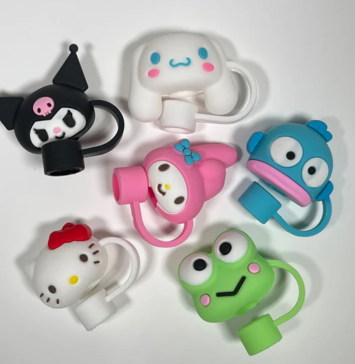 3D Straw Toppers - Stanley | Stylist | Silicone- Random