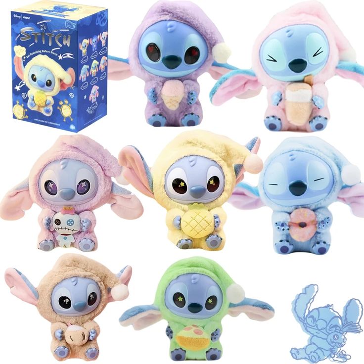 Miniso Stitch Blind Box - Eat Something Before Sleep