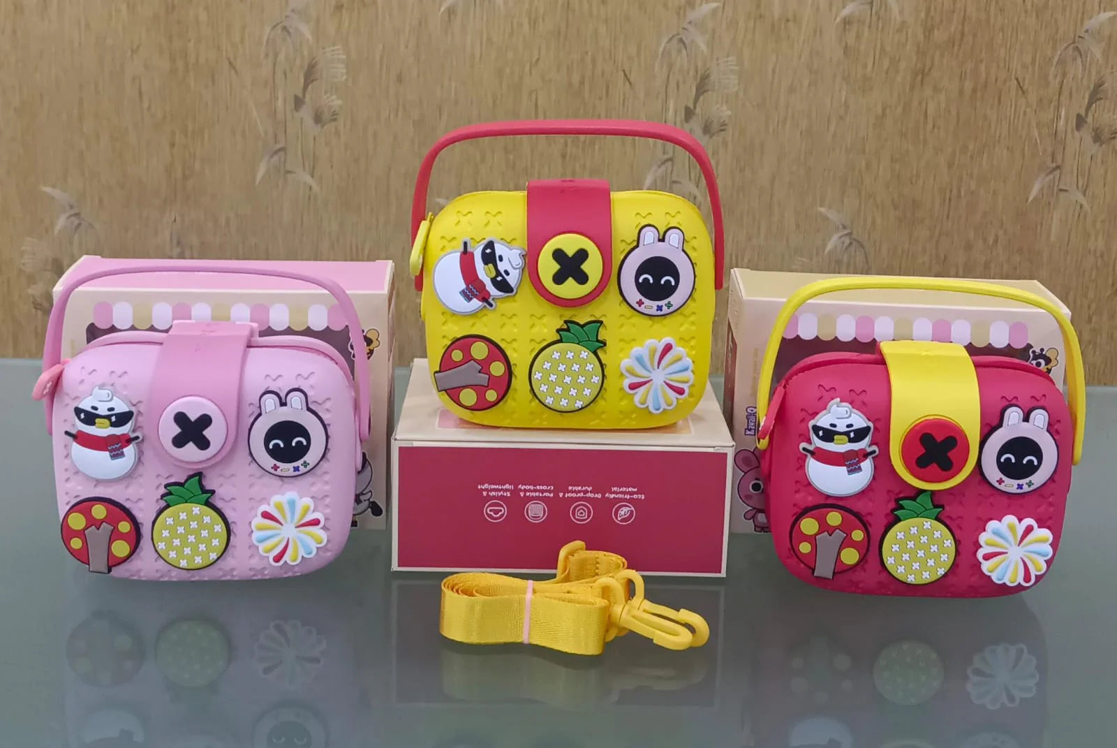 DIY Cartoon Charm Bags for Kids