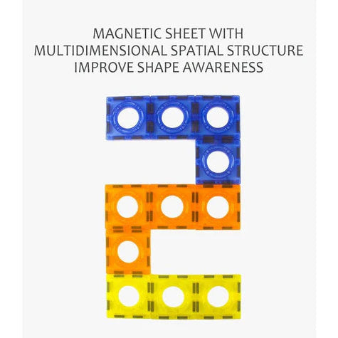 49pcs Magnetic Building Blocks with Lights (STEM)